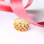 Samara Ruby Bangle & Ring Set image 1