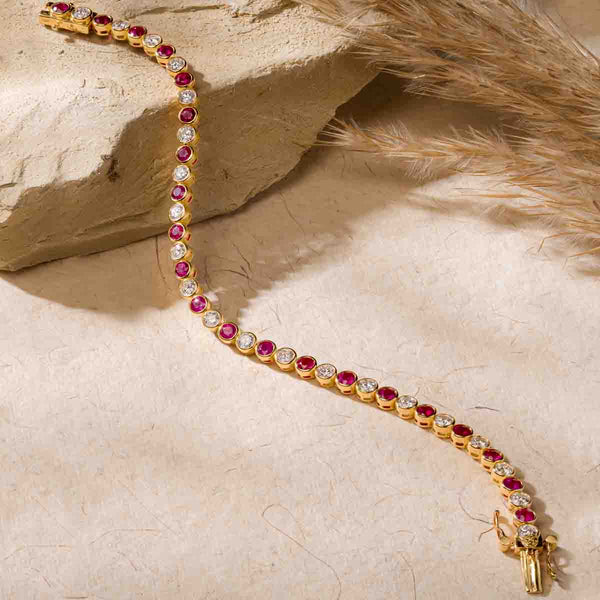 Mishka Ruby Diamond Bracelet image 0