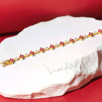 Azra Ruby Bracelet (Silver) image 0