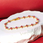 Azra Ruby Bracelet (Silver) image 1