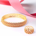 Samara Ruby Bangle & Ring Set image 0