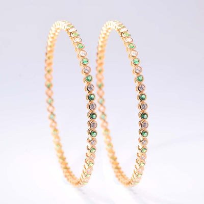 Anam Emerald Diamond Bangle