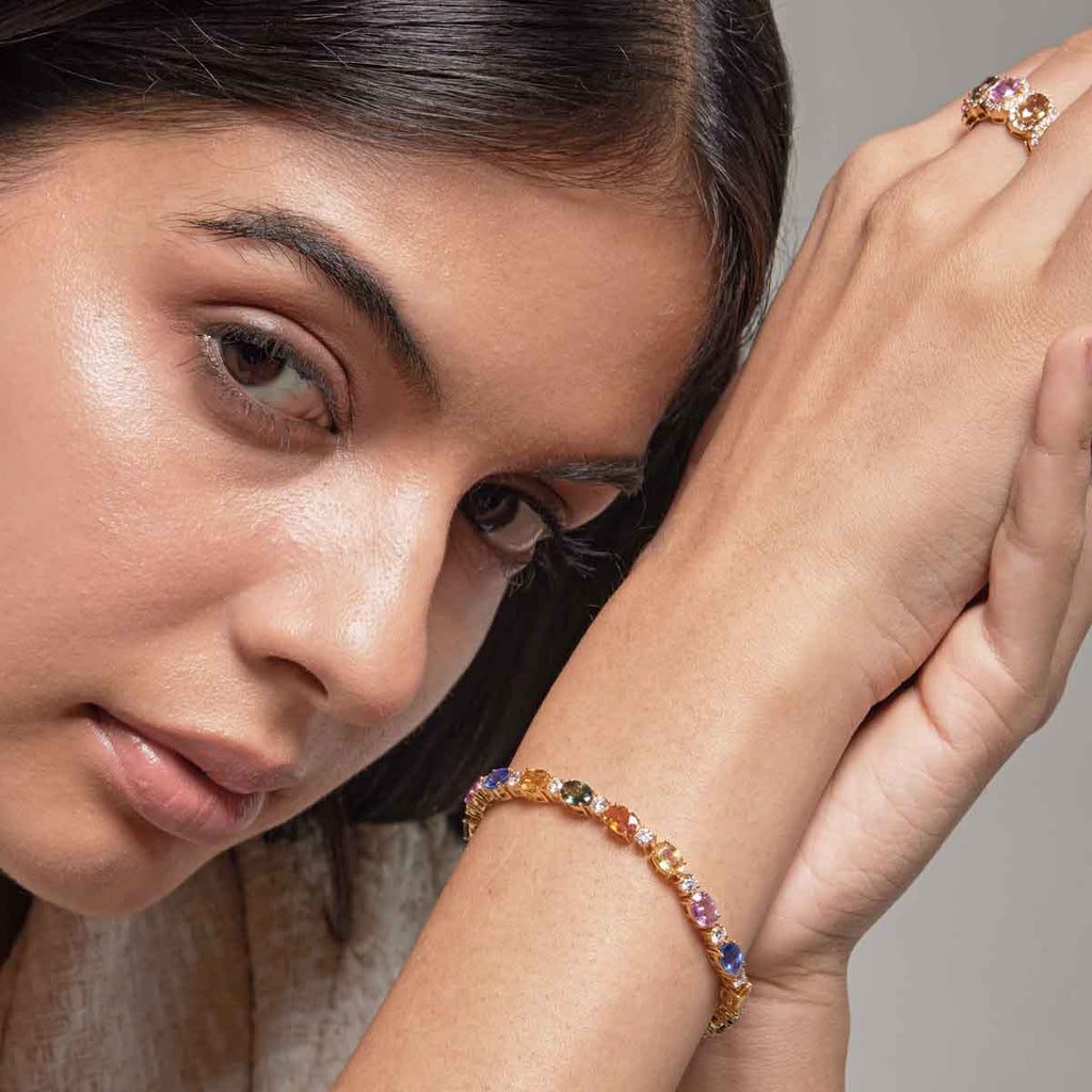 Yami Multi Sapphire Bracelet image 0