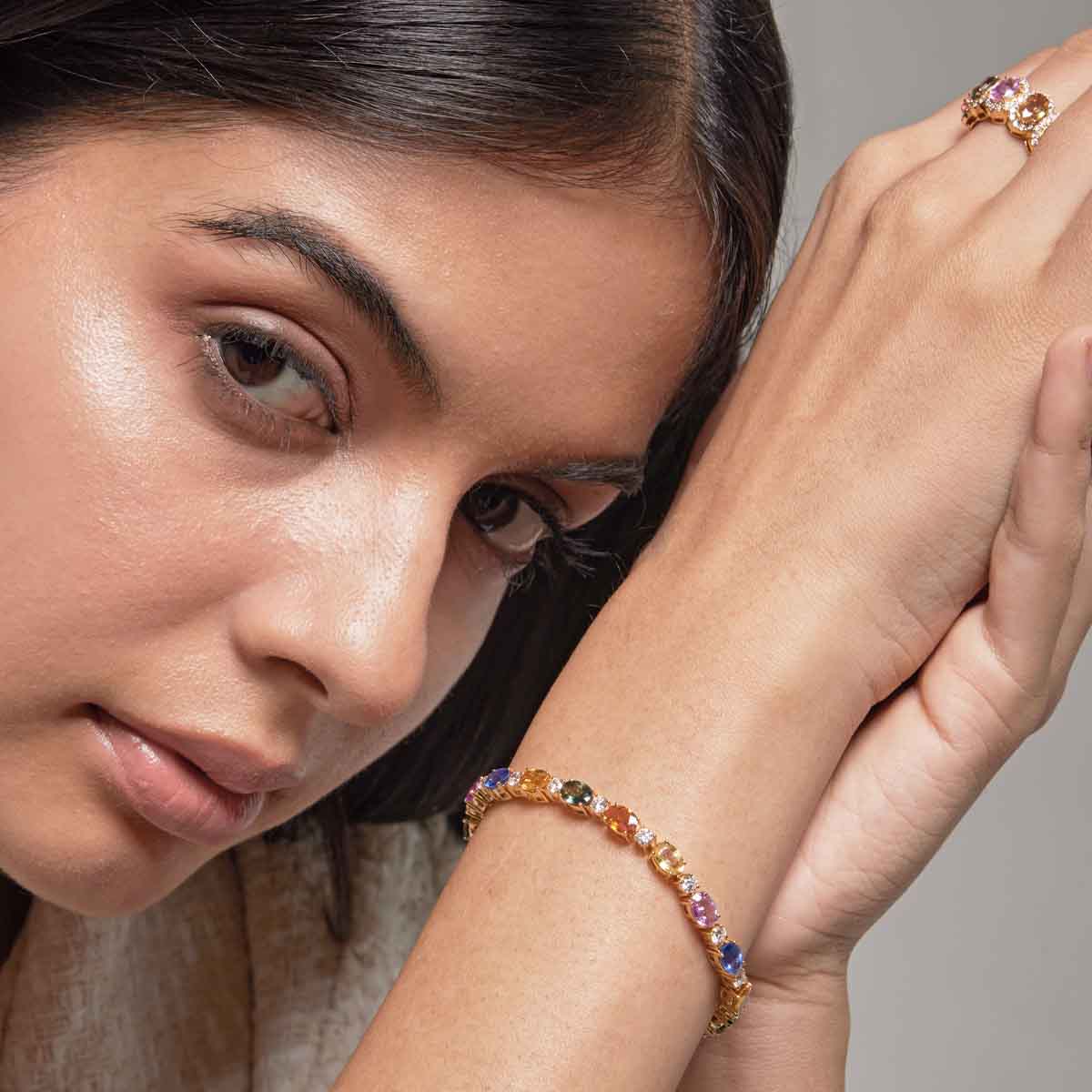 Yami Multi Sapphire Bracelet image 0