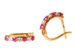 Aiza Kids Ruby Earrings