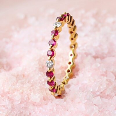 Kiah Ruby Diamond Band
