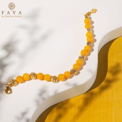 Floral Amber Bracelet