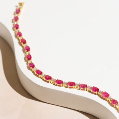 Myra Ruby Diamond Bracelet