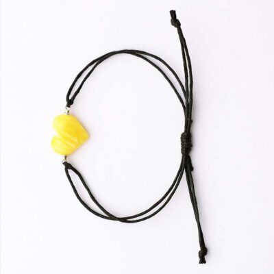 Amber Heart Bracelet