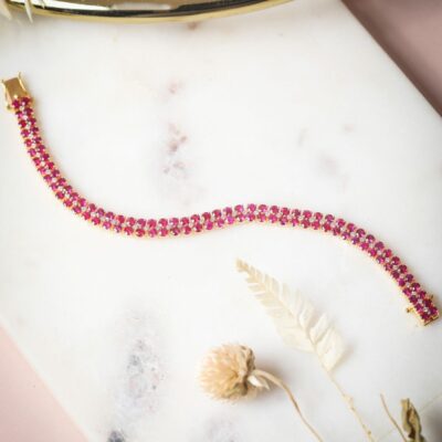 Anya Ruby Bracelet