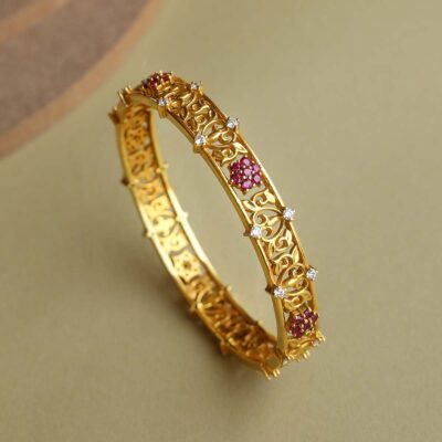 Misha Ruby Diamond Bangle