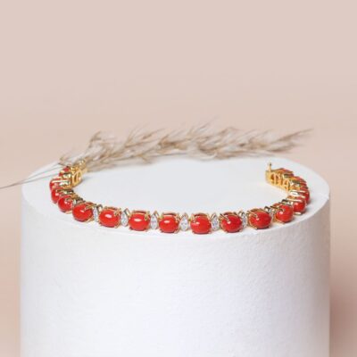 Cecily Coral Bracelet