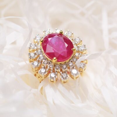 Rosette Ruby Ring