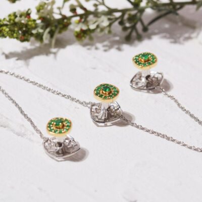 Ayaan Emerald Buttons