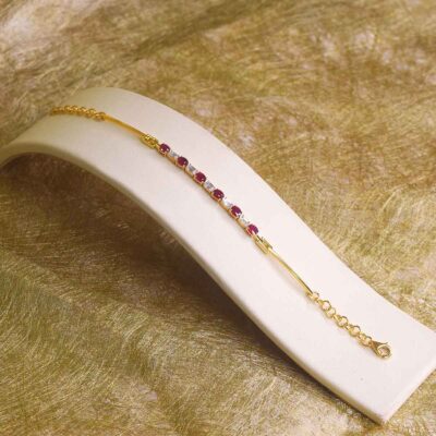 Amelia Ruby Diamond Bracelet