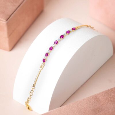 Adira Ruby Diamond Bracelet