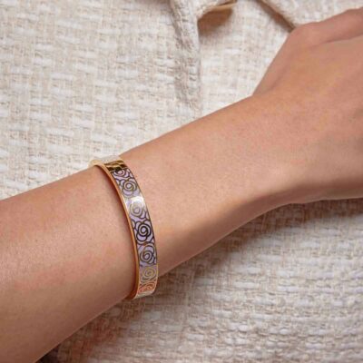 Zoey Enamel Bangle