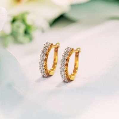 Arya Diamond Hoops