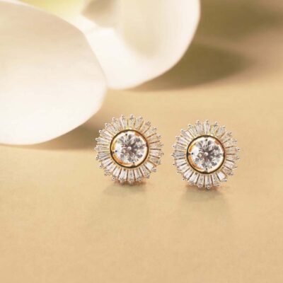 Anika Solitaire Detachable Earrings