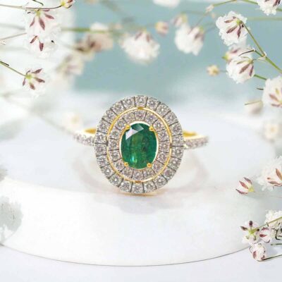 Veronica Emerald Ring
