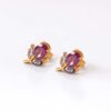 Baby Spinel earrings post 2
