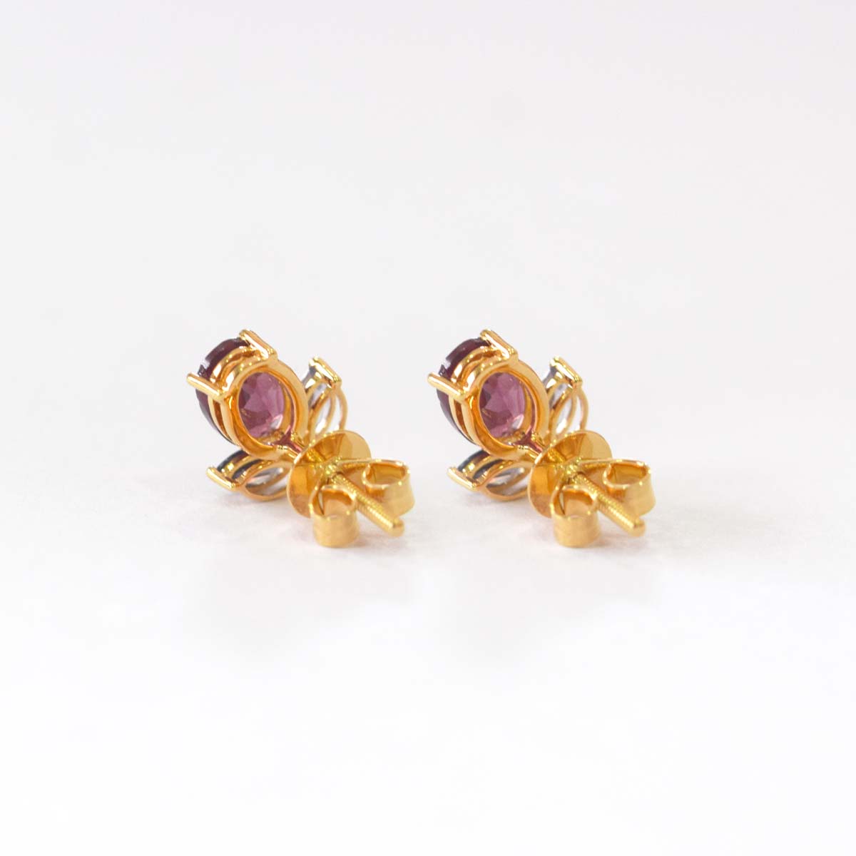 Baby Spinel earrings post 3