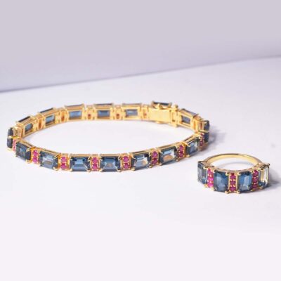 Falak Blue Set Post 1