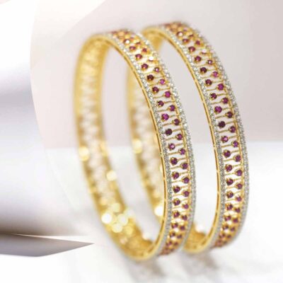 Saba Ruby Diamond Bangle