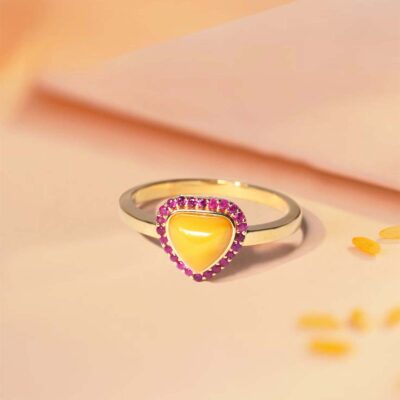 Amira Amber Ring