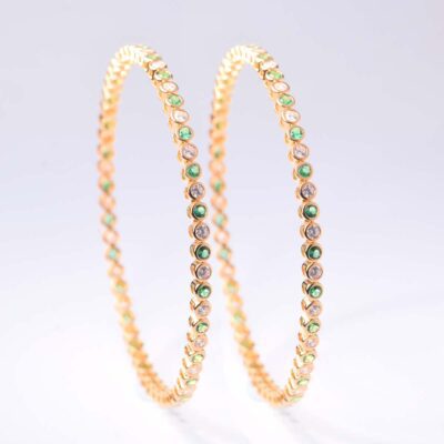Anam Emerald Diamond Bangle