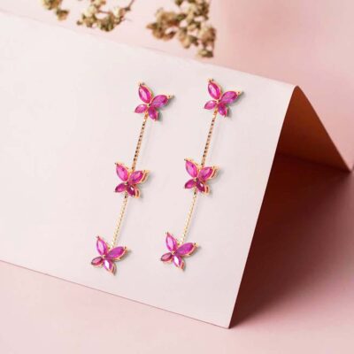 Butterfly Rouge Earrings