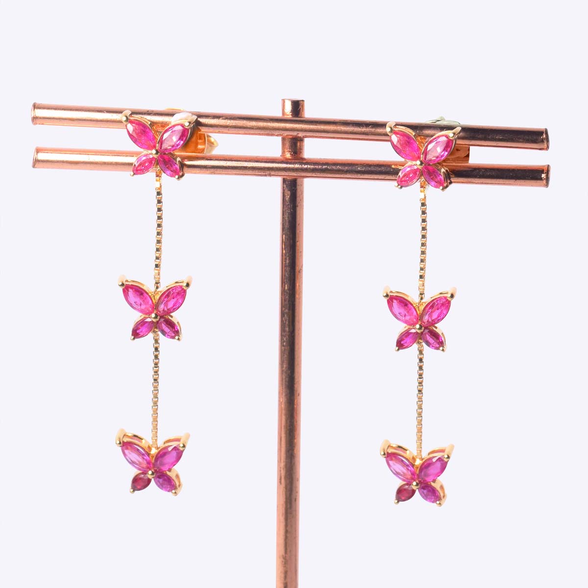 Butterfly Earrings Wb 2