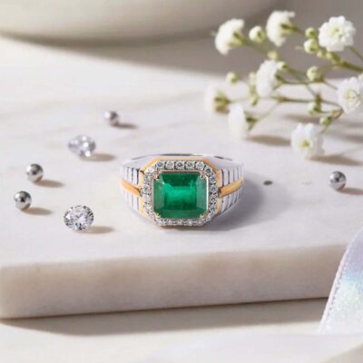 Adil Emerald Ring